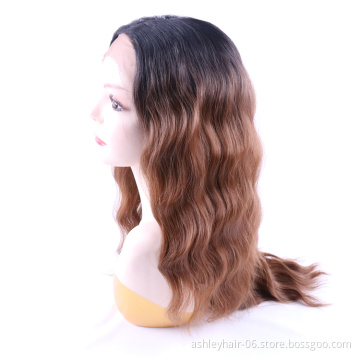 Julianna The Wig Latest Coloured Wholesale Ombre Cheap Deep Body Wave China Heat Resistant Synthetic Fiber Hair Lace Front Wig